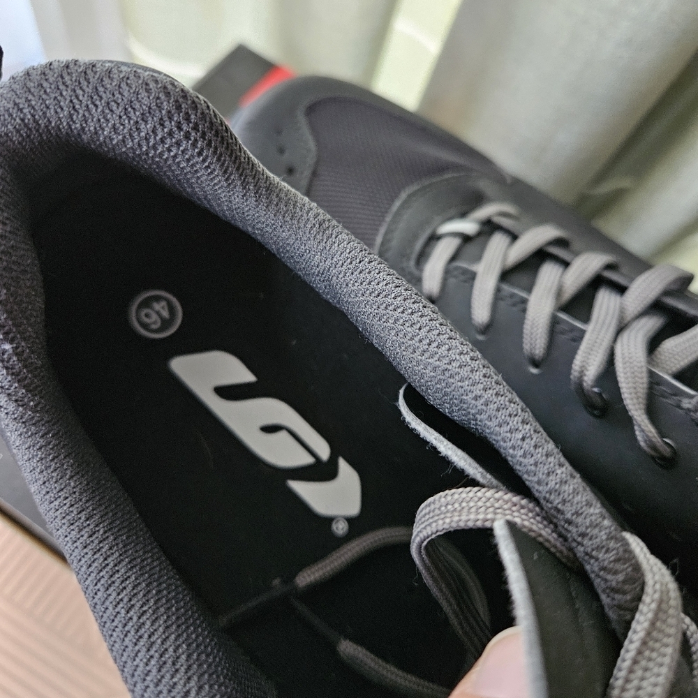 Garneau Men's Black Cycling Boots Shoes Urban Black Asphalt Cleats Echelon 11.5 - Picture 12 of 16